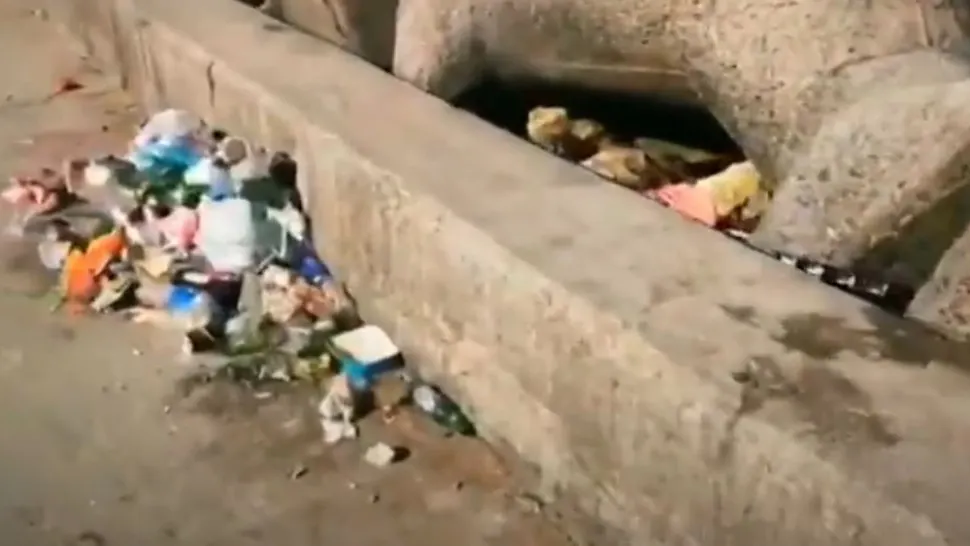 Gunoaiele, „parte integrantă” din Litoralul românesc. Foto/Captură video