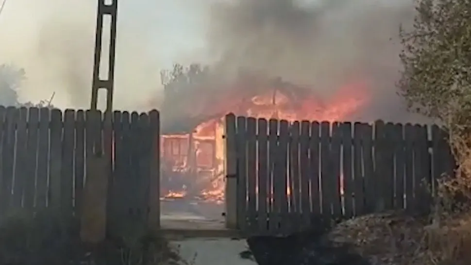 Incendii devastatoare în județul Mehedinti