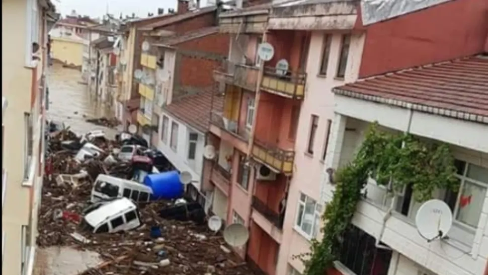 Inundații Turcia. Foto: captură Facebook