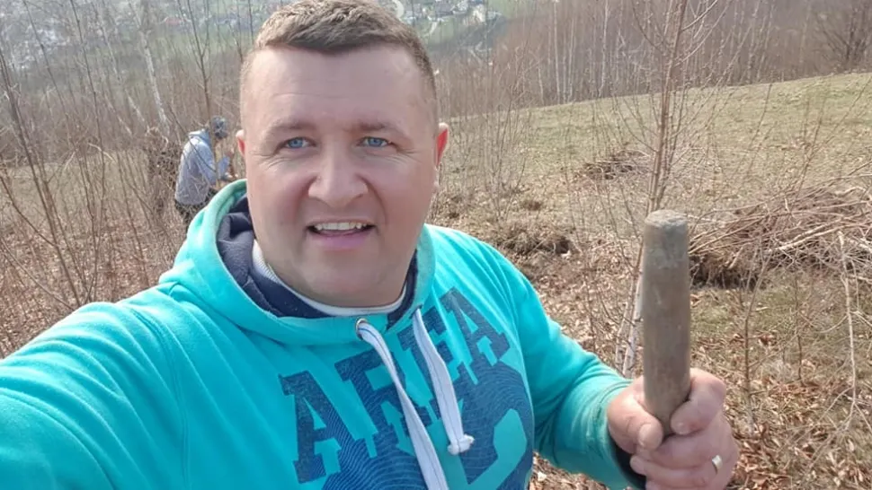 Cpirian Robert Tamaș, primar comuna Șuletea, jud. Vaslui / Foto: Facebook