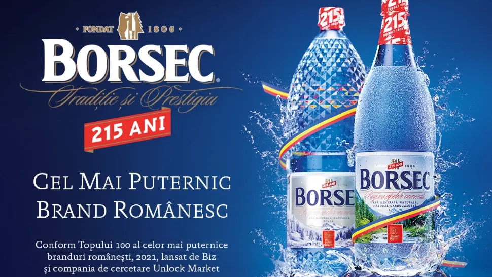 Borsec, cel mai puternic brand românesc