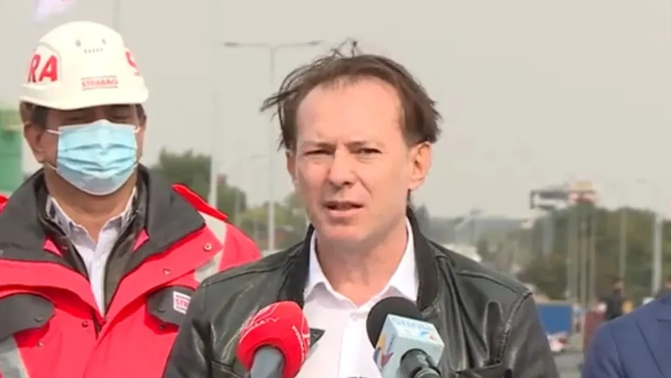 Florin Cîțu, prim-ministru, la inaugurarea Pasajul Mogoșoaia