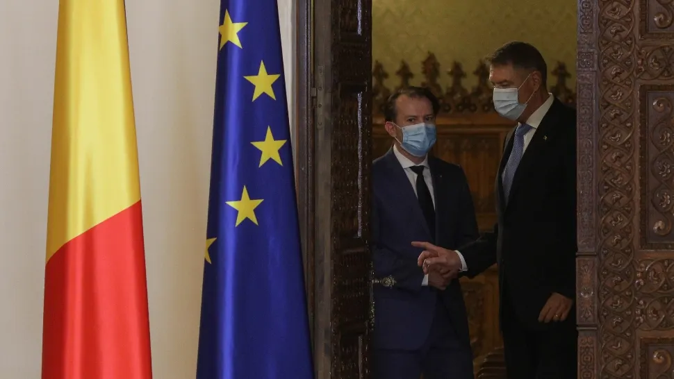 Klaus Iohannis și Florin Cîțu / Inquam Photos / Octav Ganea