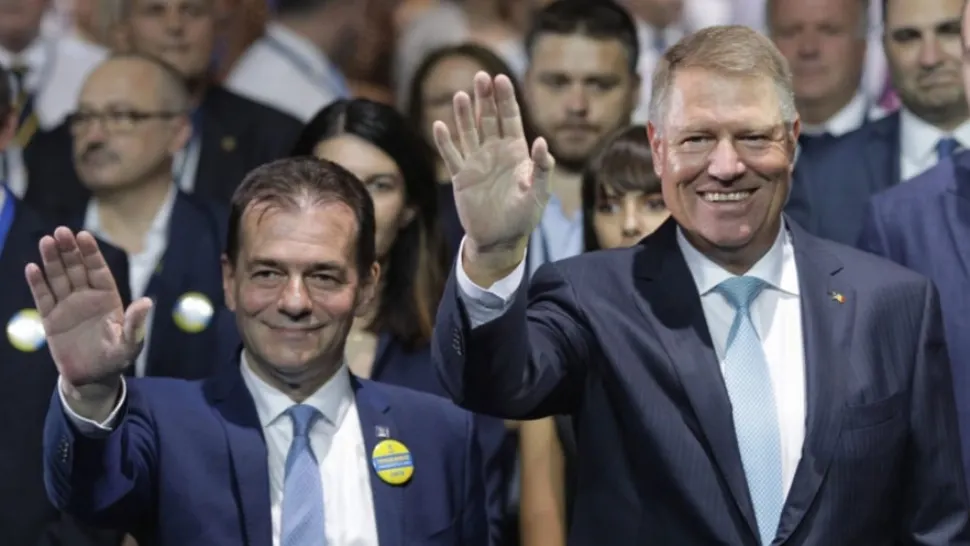 Ludovic Orban și Klaus Iohannis Foto: INQUAM/Octav Ganea