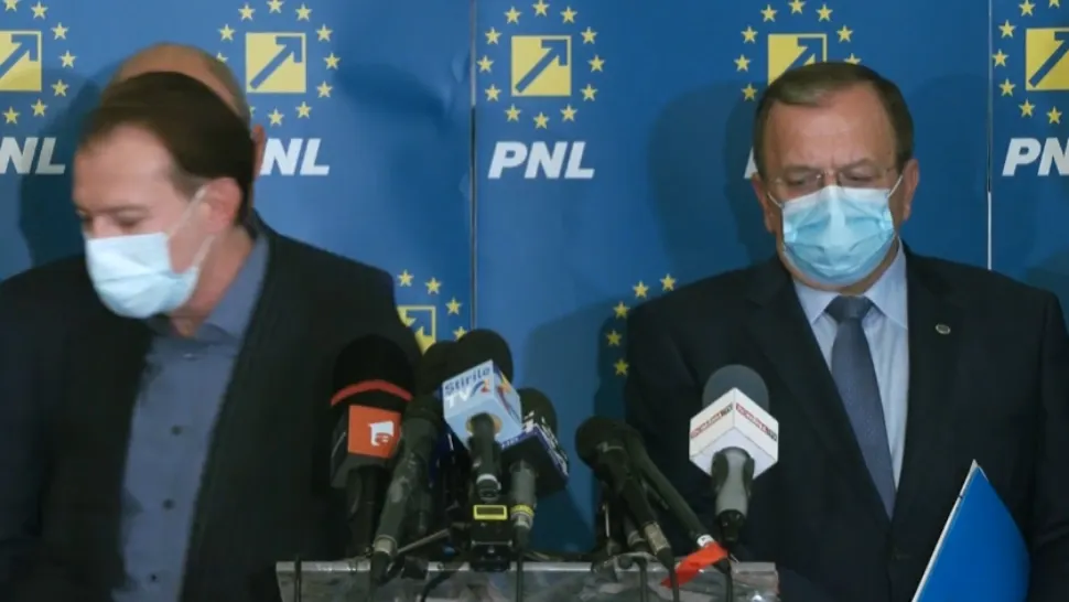 Momentul în care Cîțu părăsește conferința de presă