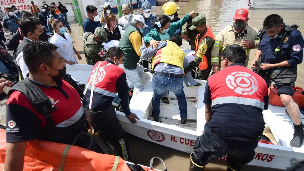 Inundații catastrofale, în Mexic / Foto: Profi Media