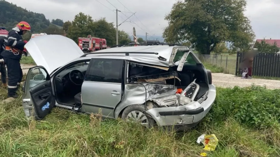 Accident Suceava. Foto: ISU Suceava