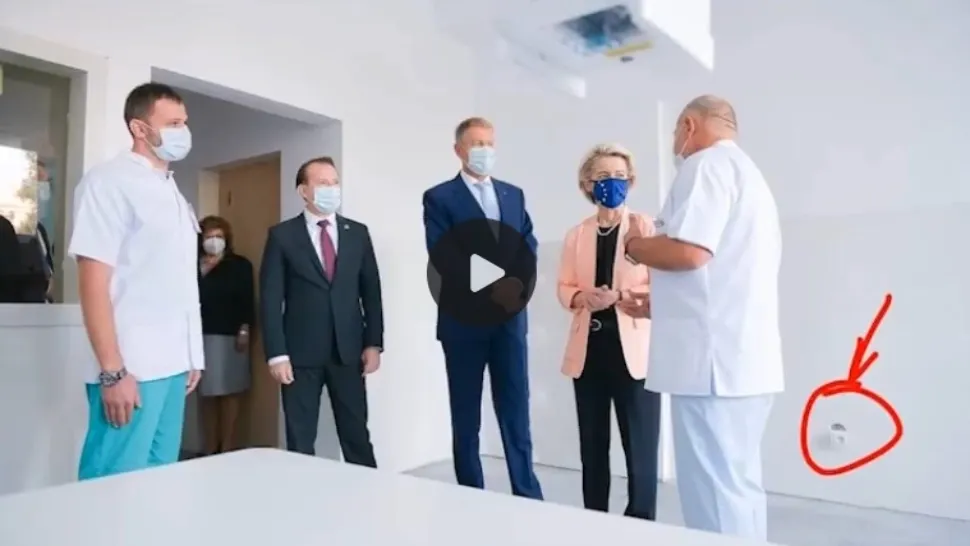 Fotografie virală după vizita șefei Comisiei Europene