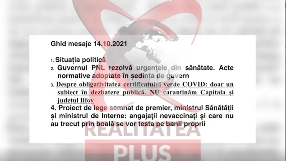Punctaje PNL, transmise pentru liberali, în apariții TV