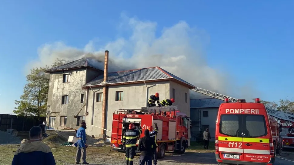 Incendiu Mănăstirea Agigea