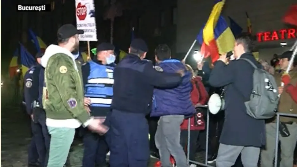 Incidente proteste / Captură video