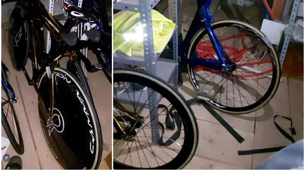 Bicicletele lotului Italiei de ciclism, recuperate în Vrancea. Foto/Arhivă