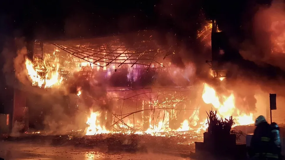 Incendiu violent în Taiwan / Sursa foto: Profi Media