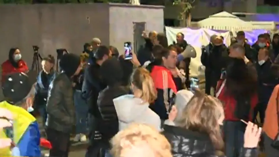 Proteste la ATI Constanța (sursă: captură video)