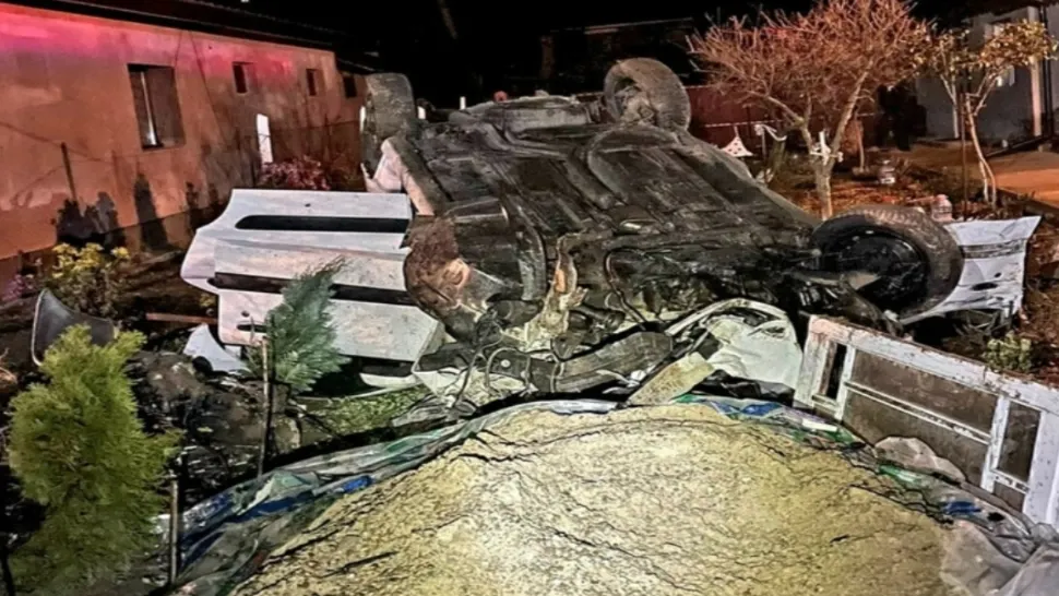Accident DJ 201 în localitatea Gimbășani, Ialomița