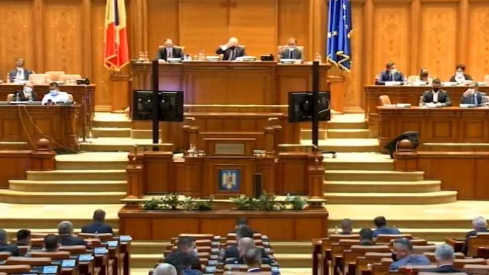 Scandal Parlament / Captură video