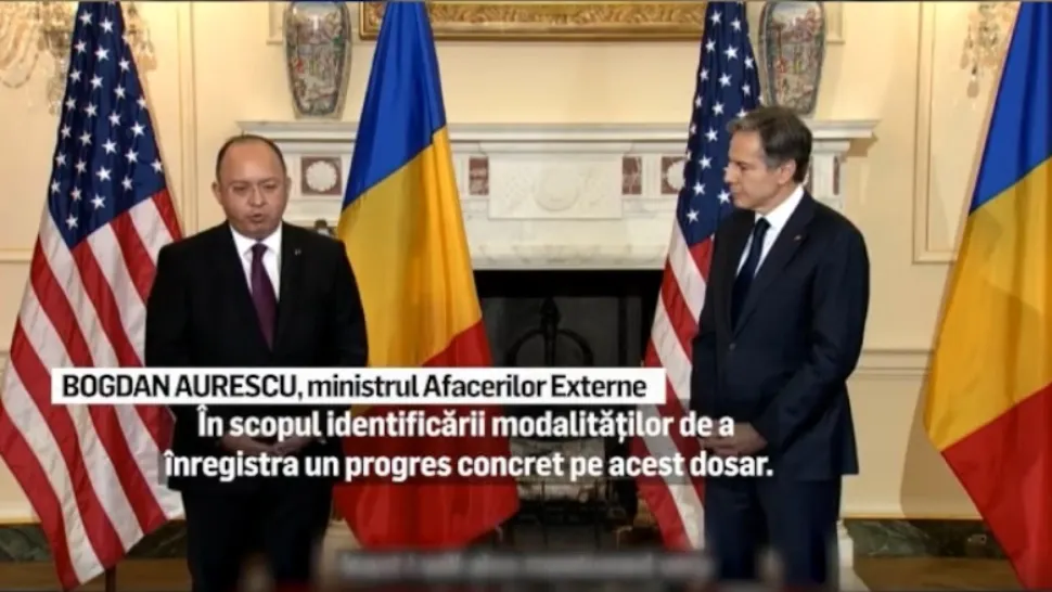 Vizită Bogdan Aurescu în SUA / Captură video