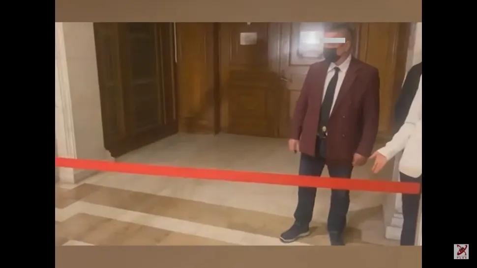 Bariera pentru jurnaliști (captură video)