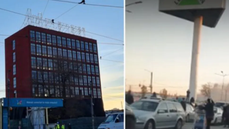 Fostul Sediu Tomiris distrus prin implozie FOTO: ZdI