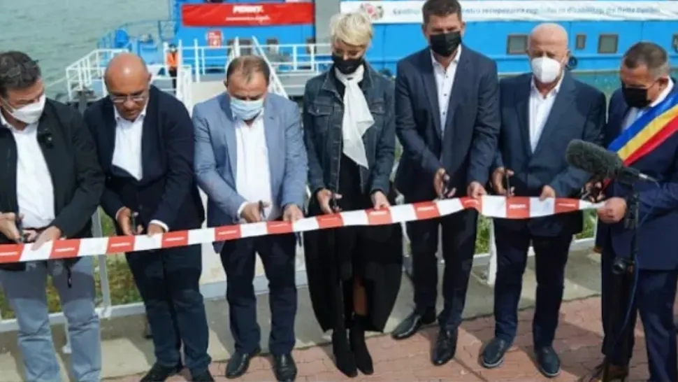 Vaporul pentru copiii cu dizabilități din Mahmudia, inaugurat cu fast de Raluca Turcan Foto: facebook.com