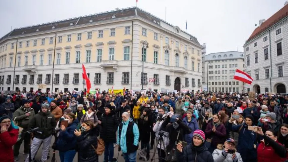 Proteste masive la Viena