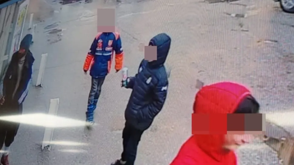 Copii bătăuși FOTO: Captura video