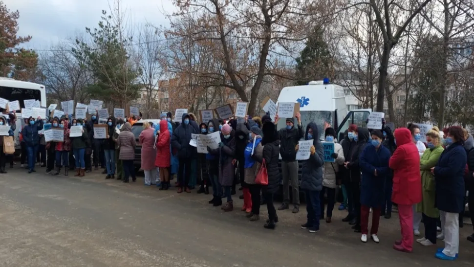 Protest SJU Tulcea