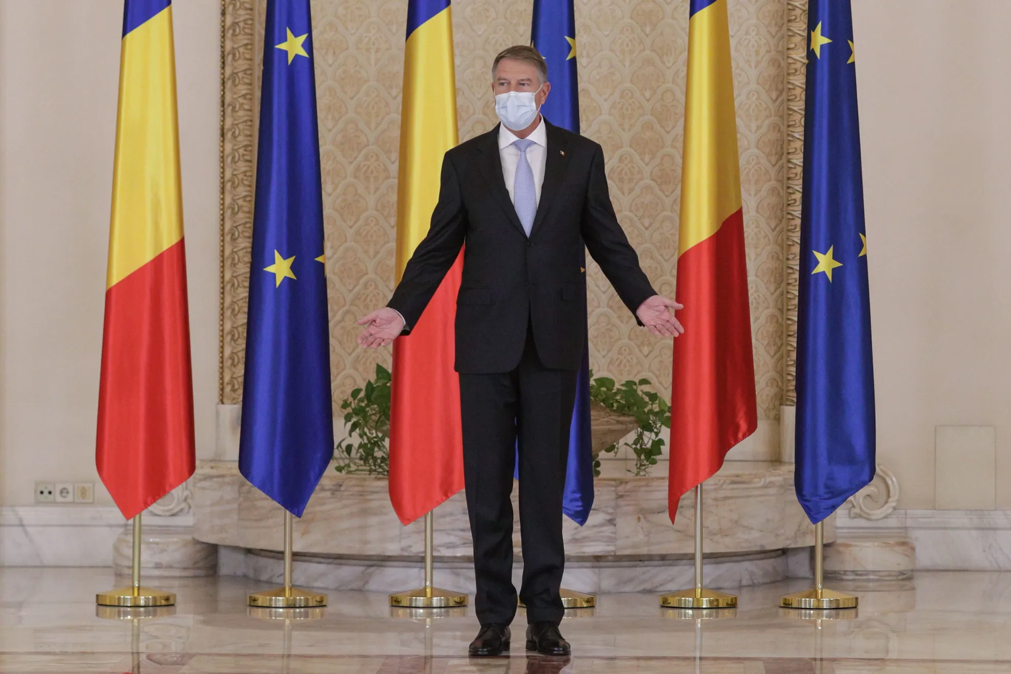 Recepție cu sute de persoane, la Cotroceni / Foto: Inquam Photos, Octav Ganea