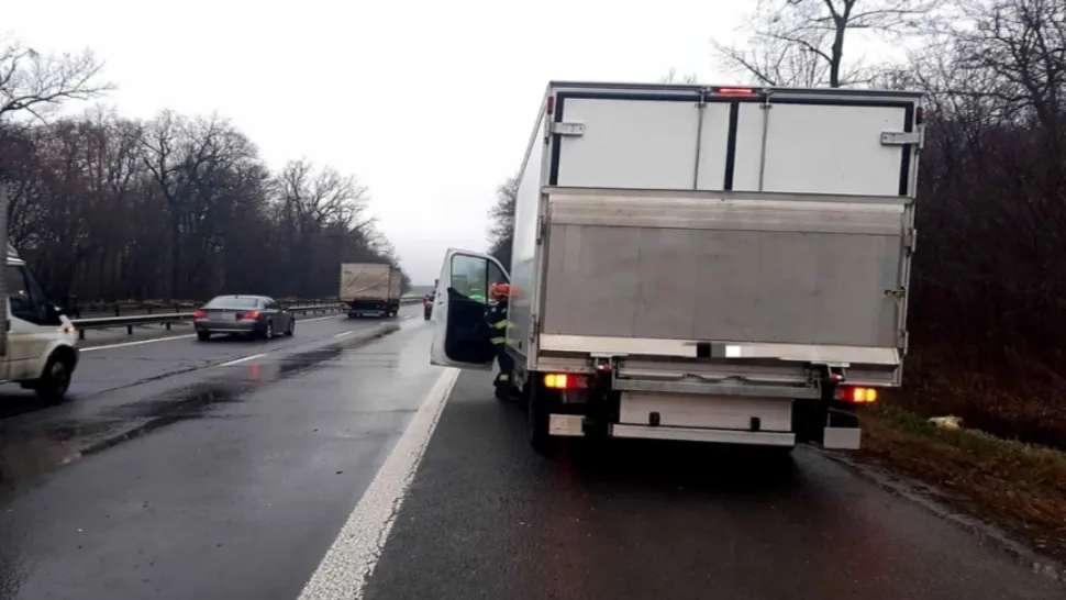 Accident rutier pe A1