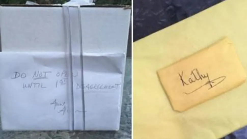 La 9 ani de la nuntă, au găsit un CADOU care a rămas nedesfăcut