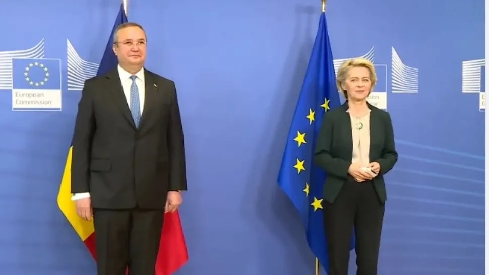 Nicolae Ciucă, întâlnire cu Ursula Von Der Leyen