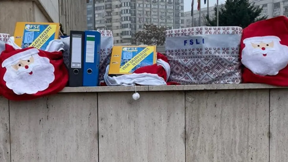 Sindicaliștii din Educație cer MAJORAREA salariilor de la 1 ianuarie 2022 Foto: Facebook.com