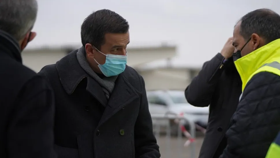 Sorin Grindeanu, în vizită oficială la Brăila, la podul suspendat peste Dunăre Foto: Facebook.com