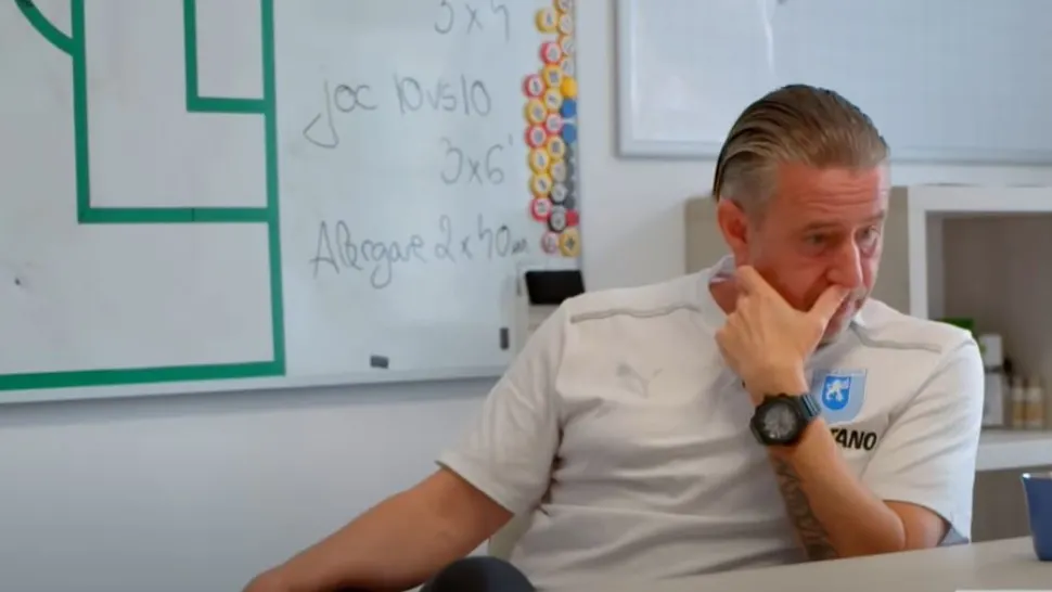 Laurentiu Reghecampf, in lacrimi