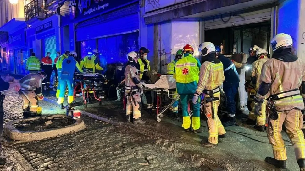 Imagini din timpul intervenției