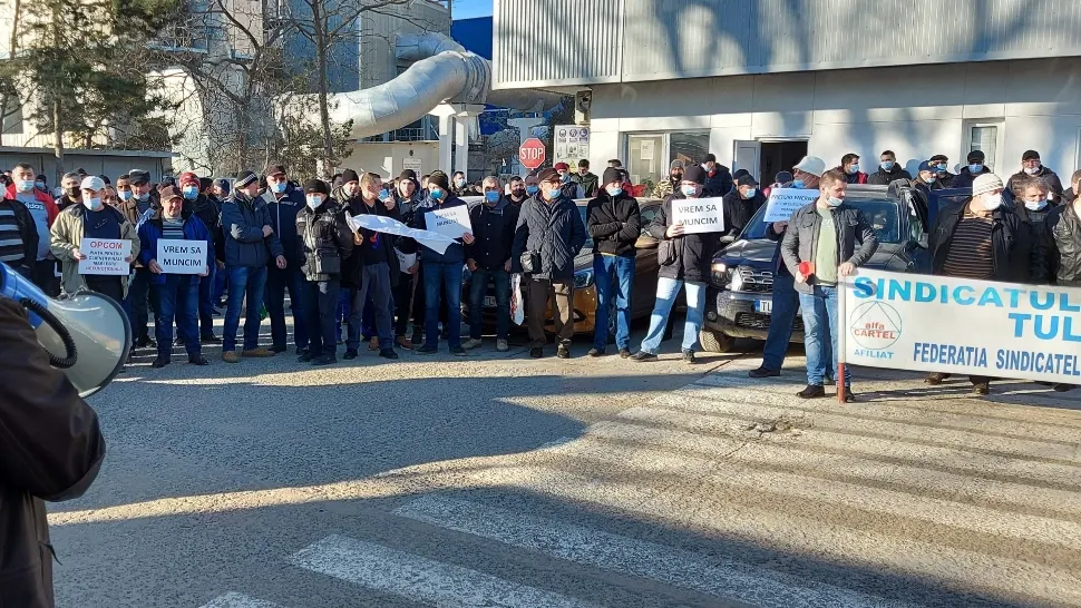 Protest Alum Tulcea 