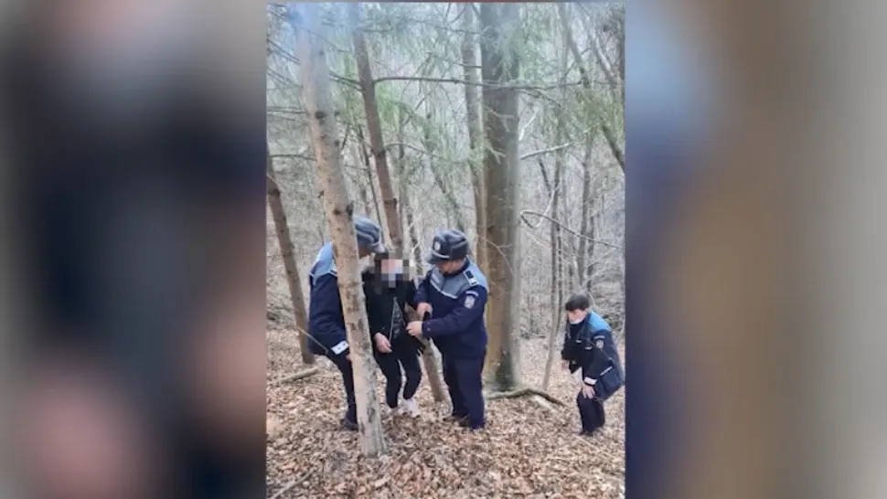 Copilă fugită de la centru de plasament / Captură video