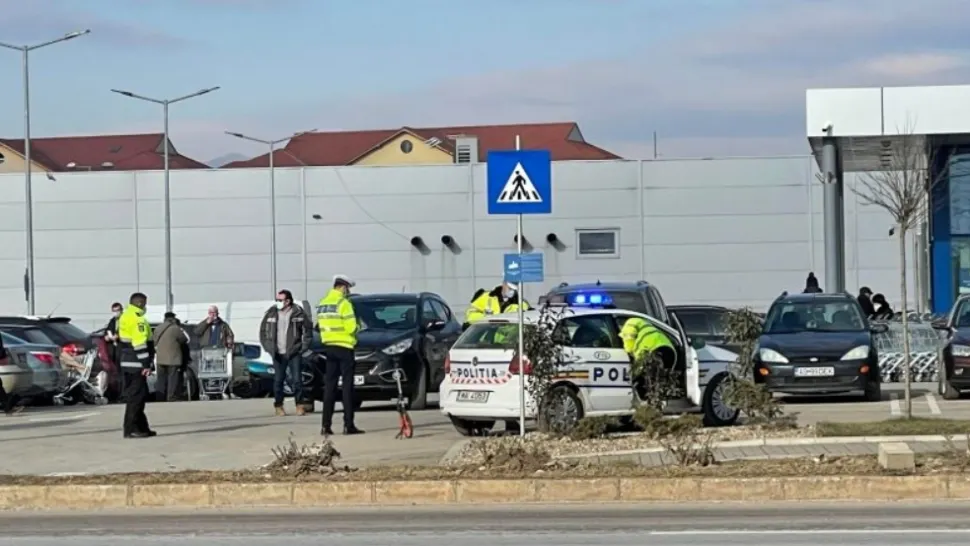 Accident Alba Iulia / Captură foto Alba24.ro