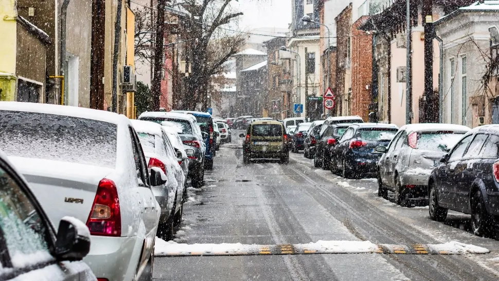 Ninsoare București, martie 2021 / Foto: Profimedia