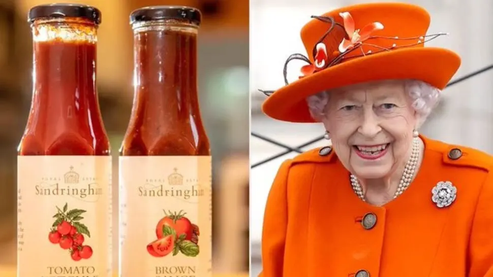 Regina Angliei, în vârstă de 95 de ani, își lansează propriul brand de ketchup și sos brun