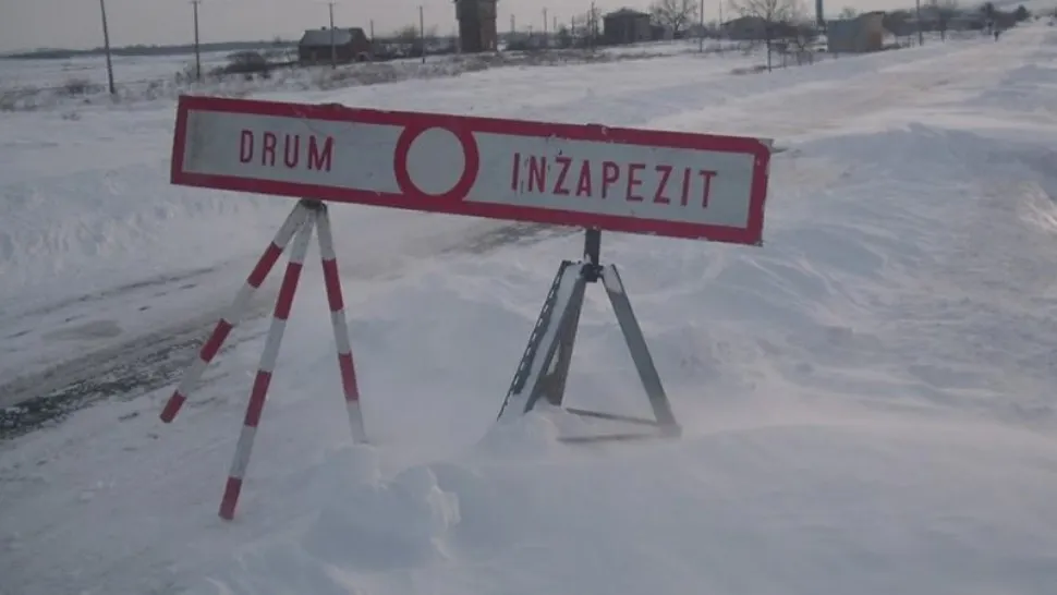 Alertă de vreme severă - zonele lovite puternic de viscol
