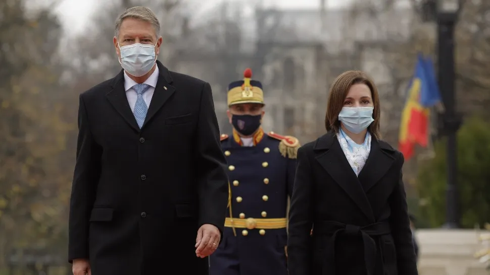 Vizita Maiei Sandu la București, noiembrie 2021/ Profimedia