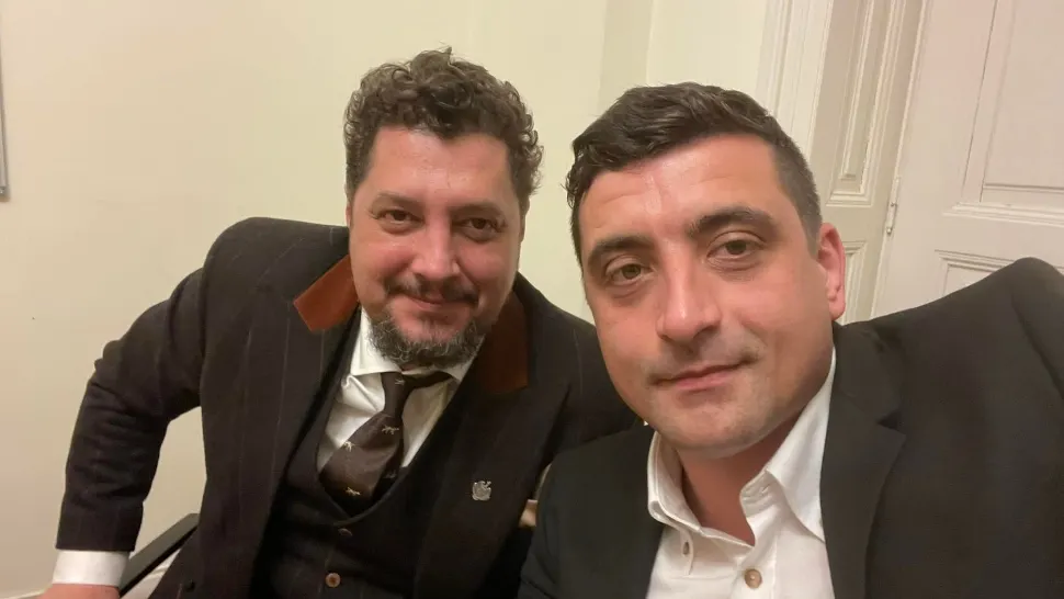 Claudiu Târziu și George Simion