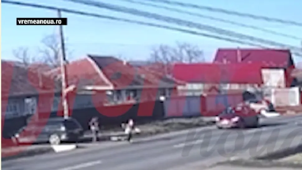 Accident Vaslui/ Captură foto Vremea nouă