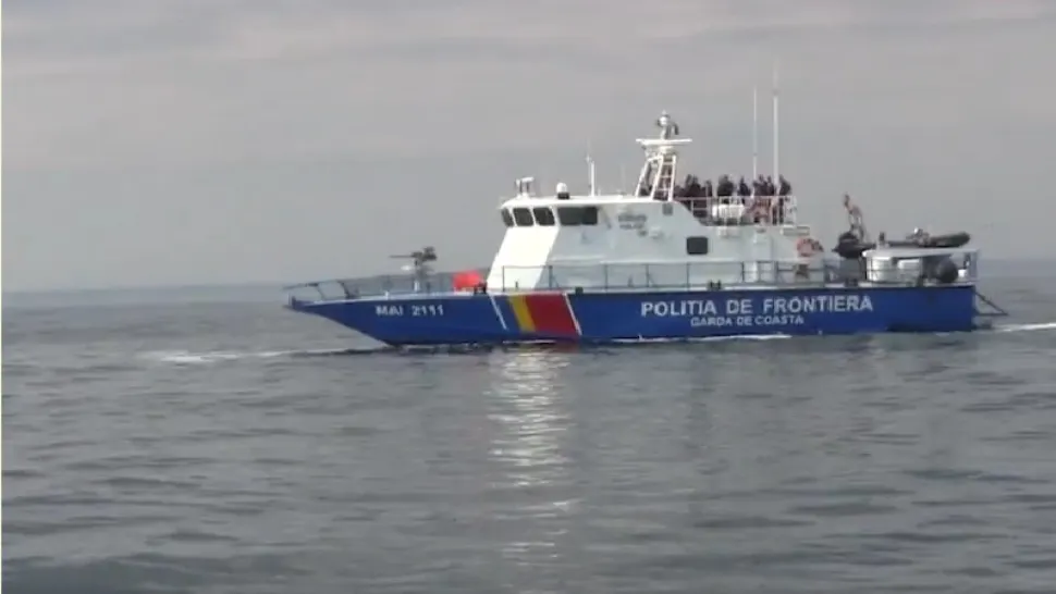 Navă Garda de Coastă/ Captură video
