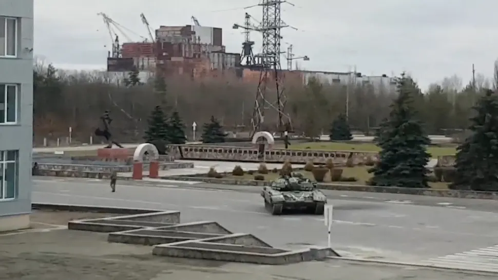S-a pierdut legătura cu sistemele care monitorizează materialul nuclear la instalațiile radioactive de la Cernobîl