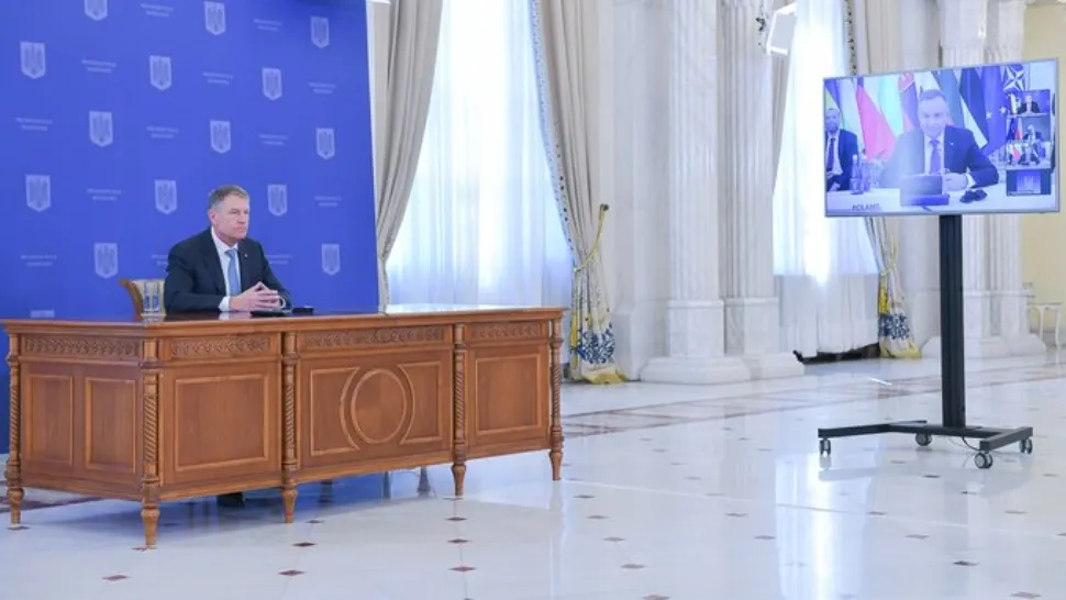 Iohannis, la reuniunea extraordinară a Formatului Bucureşti 9