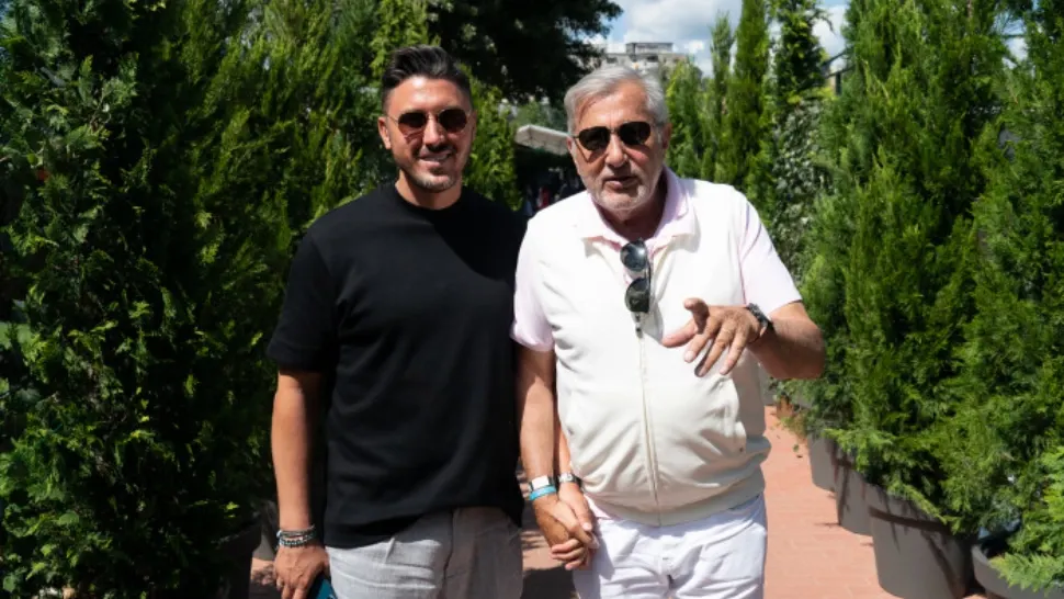Ilie Năstase și Ciprian Marica (arhivă)
