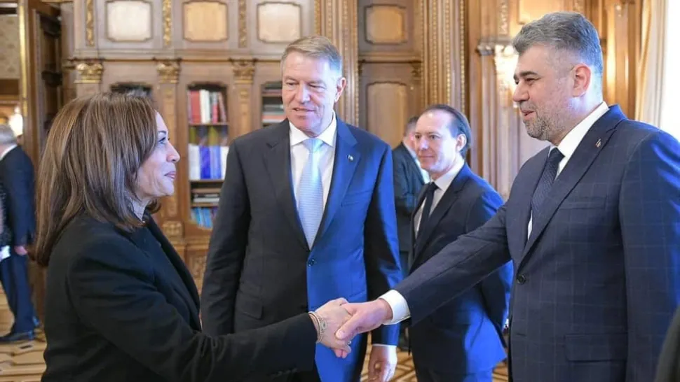 Marcel Ciolacu, după ce a întâlnit-o pe Kamala Harris: „Ceea ce se întâmplă în Ucraina are un impact direct asupra noastră”