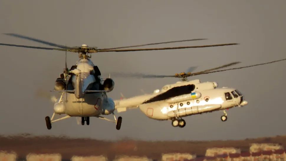 Alte 2 elicoptere ucrainene au ajuns în România Foto: Facebook.com/PlaneSpottersCluj